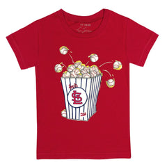 St. Louis Cardinals Tiny Turnip Youth Popcorn T-Shirt - Red