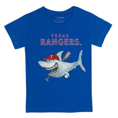 Texas Rangers Tiny Turnip Youth Shark T-Shirt - Royal