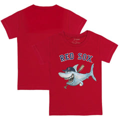 Boston Red Sox Tiny Turnip Youth Shark T-Shirt - Red