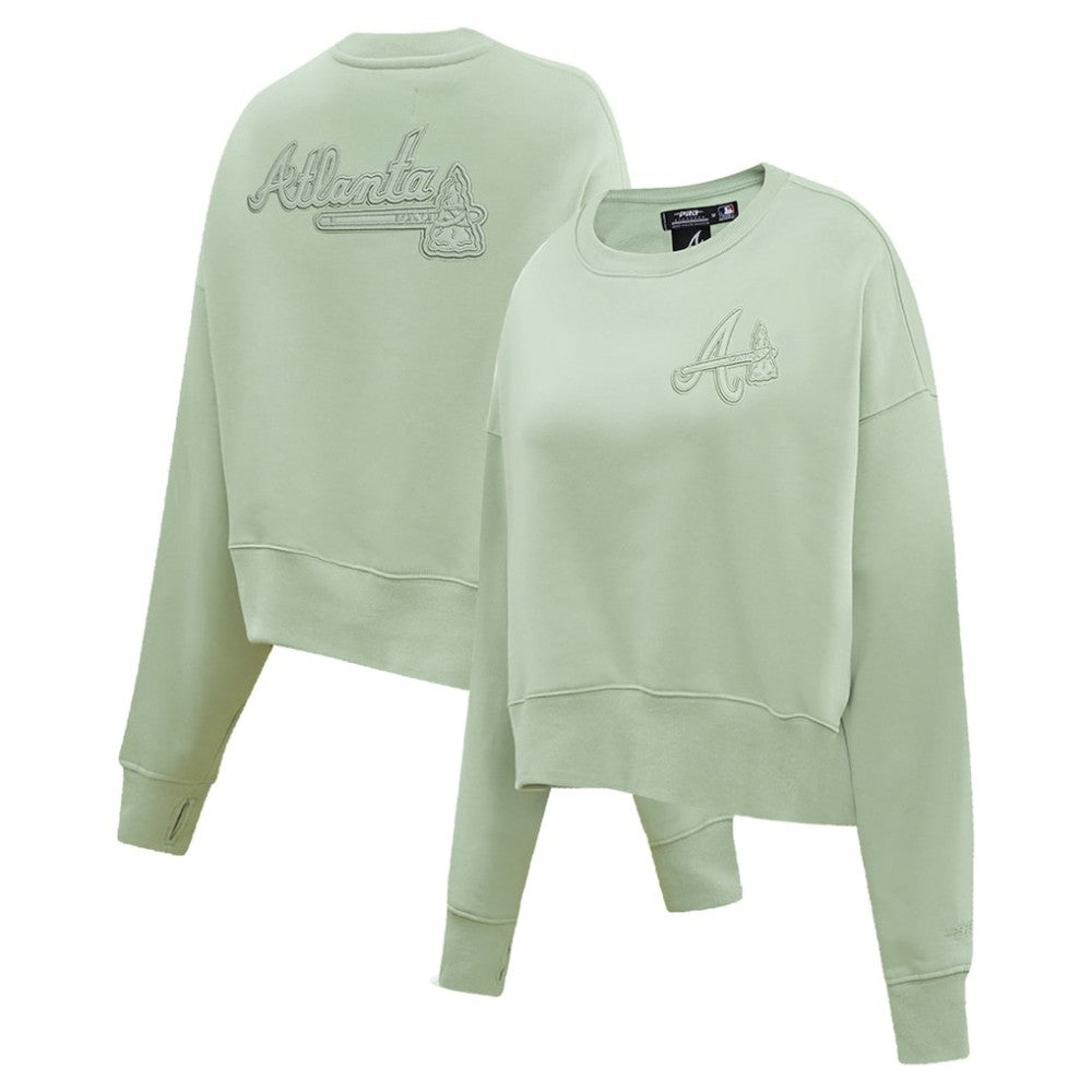 Atlanta Braves Pro Standard Women's Fleece Pullover Sweatshirt - Green