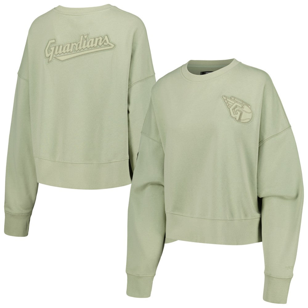 Cleveland Guardians Pro Standard Women's Fleece Pullover Sweatshirt - Green