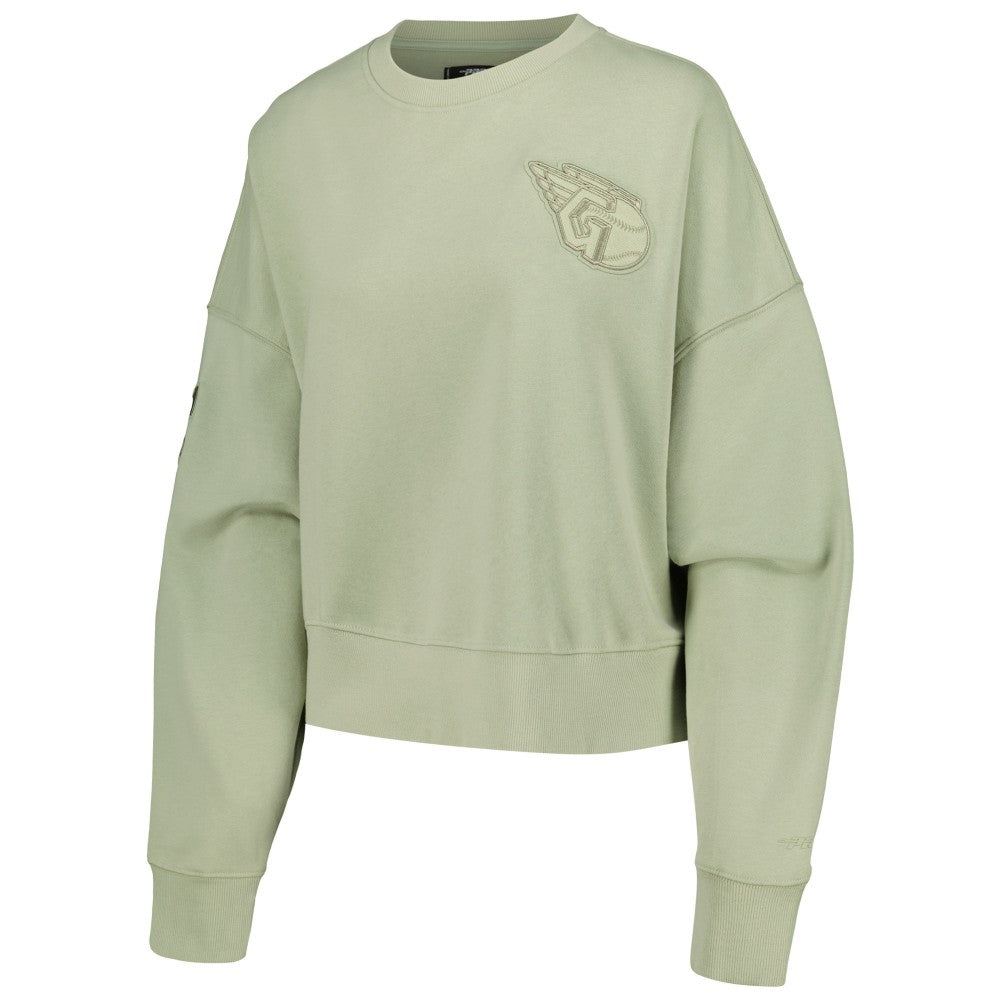Cleveland Guardians Pro Standard Women's Fleece Pullover Sweatshirt - Green