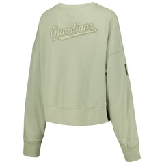 Cleveland Guardians Pro Standard Women's Fleece Pullover Sweatshirt - Green