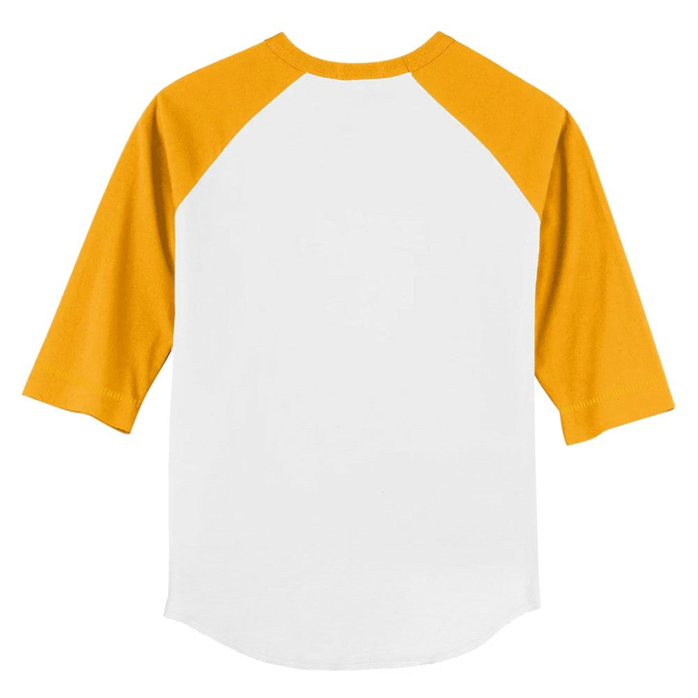 San Diego Padres Tiny Turnip Youth Stacked 3/4-Sleeve Raglan T-Shirt - White/Gold