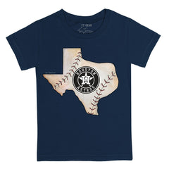 Houston Astros Tiny Turnip Youth State Outline T-Shirt - Navy