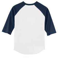 Seattle Mariners Tiny Turnip Youth Stitched Baseball 3/4-Sleeve Raglan T-Shirt - White/Navy