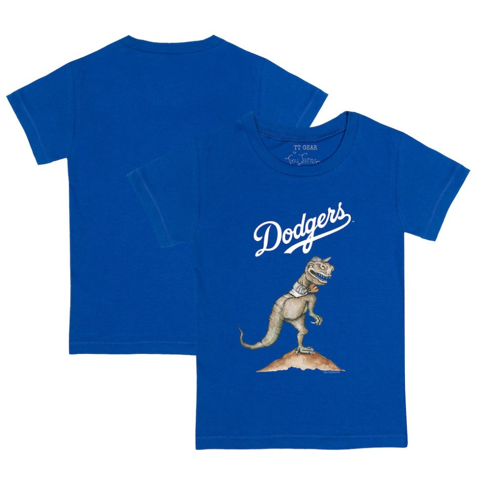 Los Angeles Dodgers Tiny Turnip Youth TT Rex T-Shirt - Royal