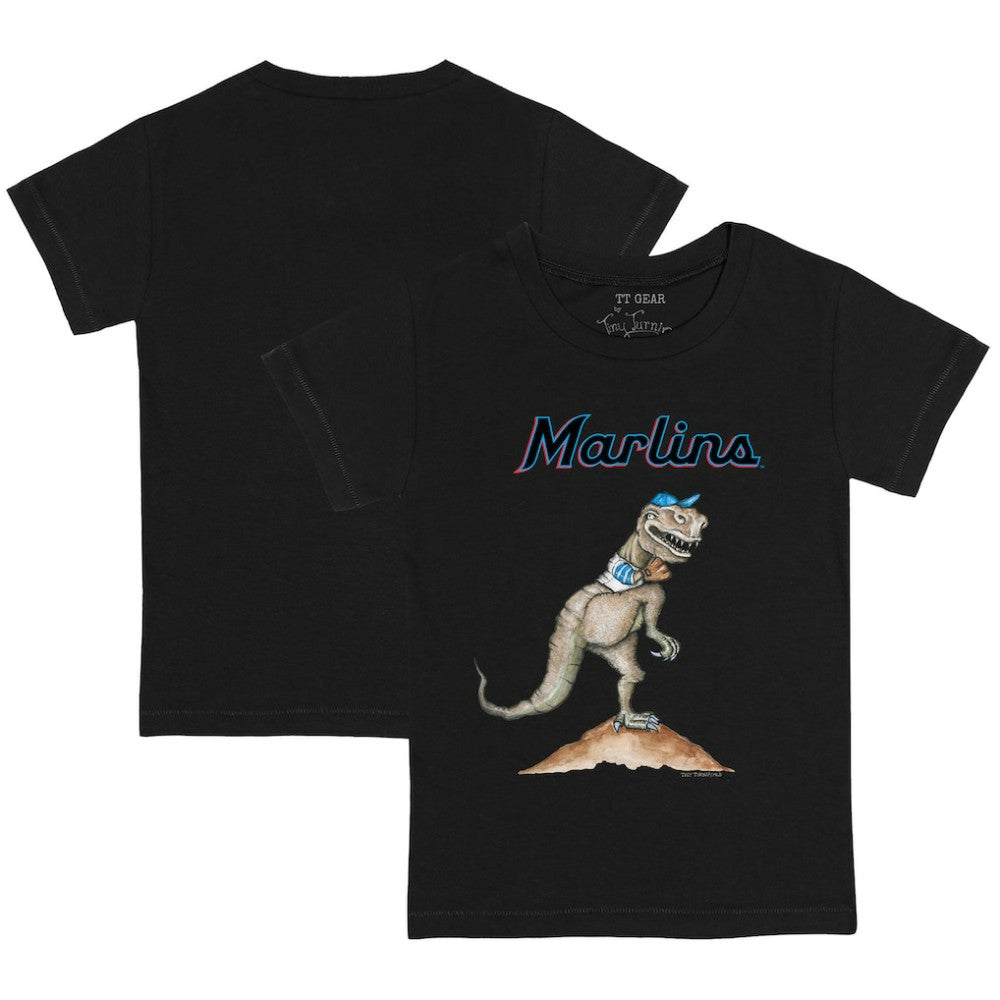 Miami Marlins Tiny Turnip Youth TT Rex T-Shirt - Black