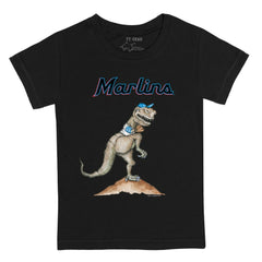 Miami Marlins Tiny Turnip Youth TT Rex T-Shirt - Black