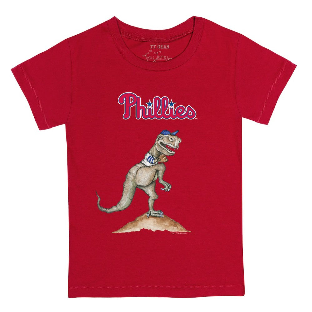 Philadelphia Phillies Tiny Turnip Youth TT Rex T-Shirt - Red