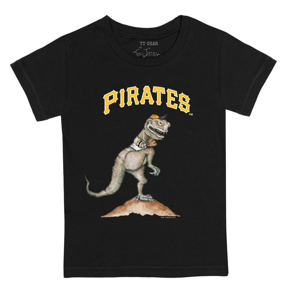 Pittsburgh Pirates Tiny Turnip Youth TT Rex T-Shirt - Black