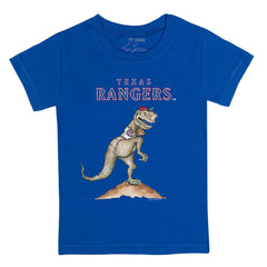 Texas Rangers Tiny Turnip Youth TT Rex T-Shirt - Royal