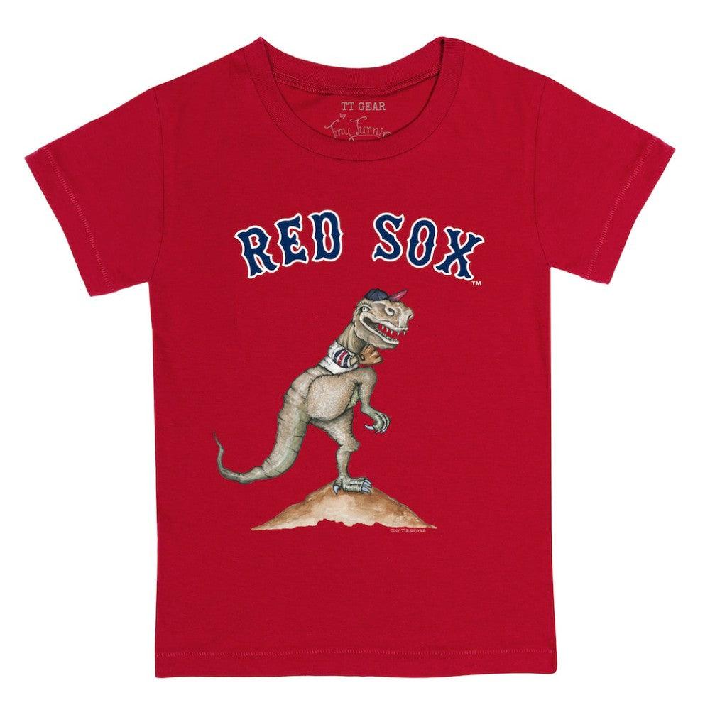 Boston Red Sox Tiny Turnip Youth TT Rex T-Shirt - Red