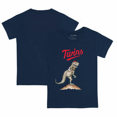 Minnesota Twins Tiny Turnip Youth TT Rex T-Shirt - Navy