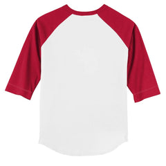 Philadelphia Phillies Tiny Turnip Youth TT Rex 3/4-Sleeve Raglan T-Shirt - White/Red