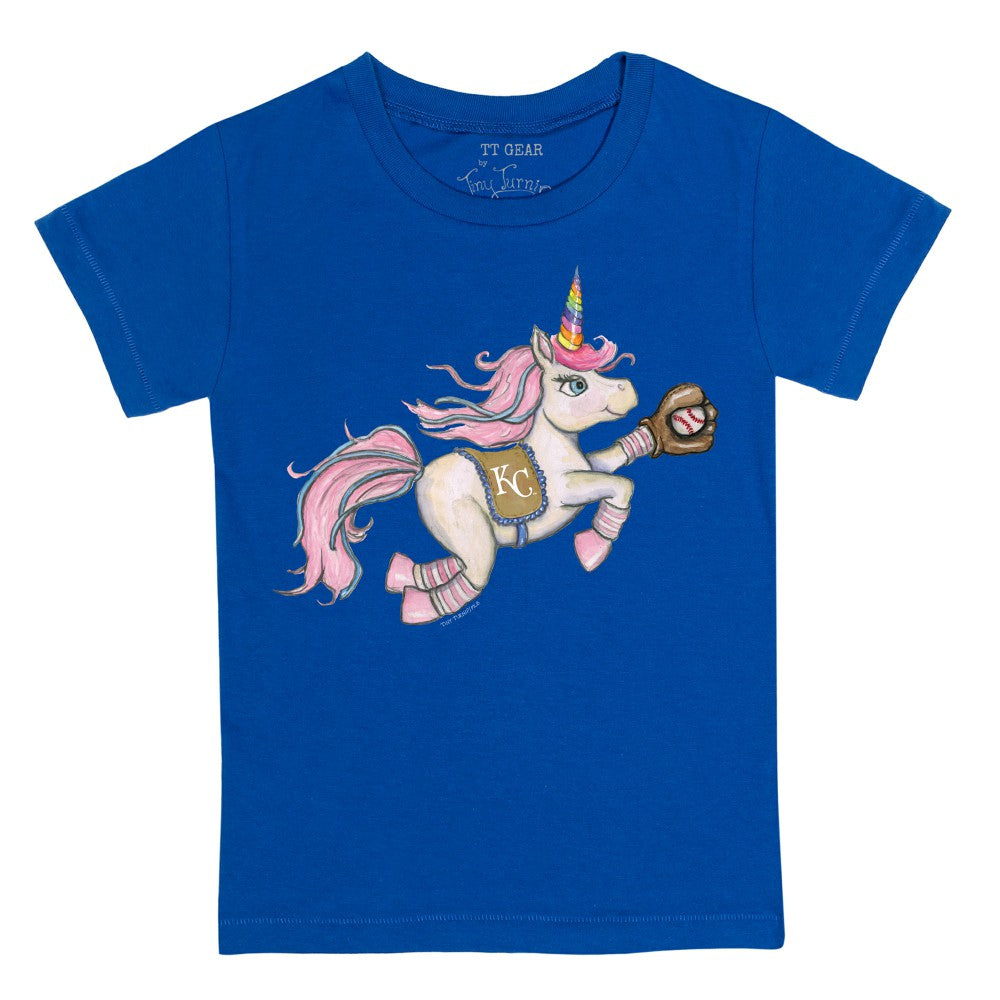 Kansas City Royals Tiny Turnip Youth Unicorn T-Shirt - Royal