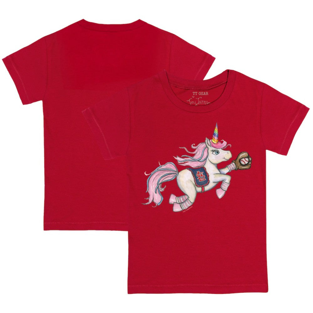 St. Louis Cardinals Tiny Turnip Youth Unicorn T-Shirt - Red