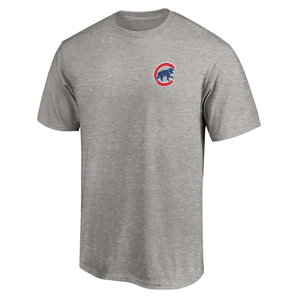 Chicago Cubs Number One Dad T-Shirt - Heather Gray