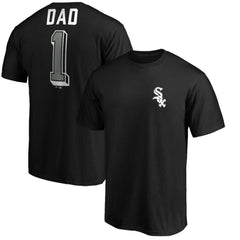 Chicago White Sox Number One Dad T-Shirt - Black