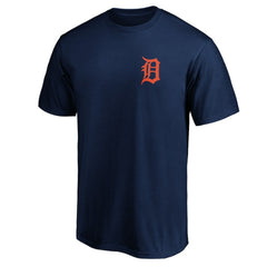 Detroit Tigers Number One Dad T-Shirt - Navy