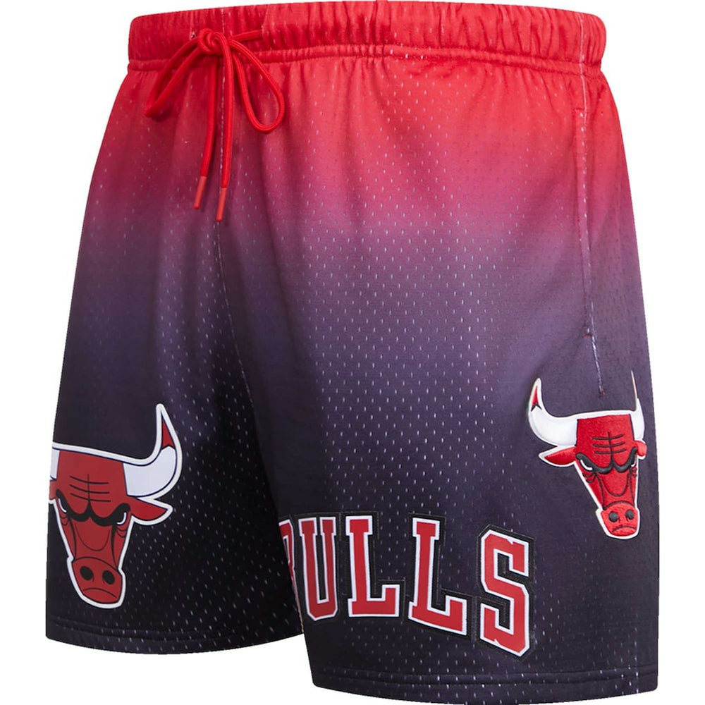 Chicago Bulls Pro Standard Ombre Mesh Shorts - Black/Red online