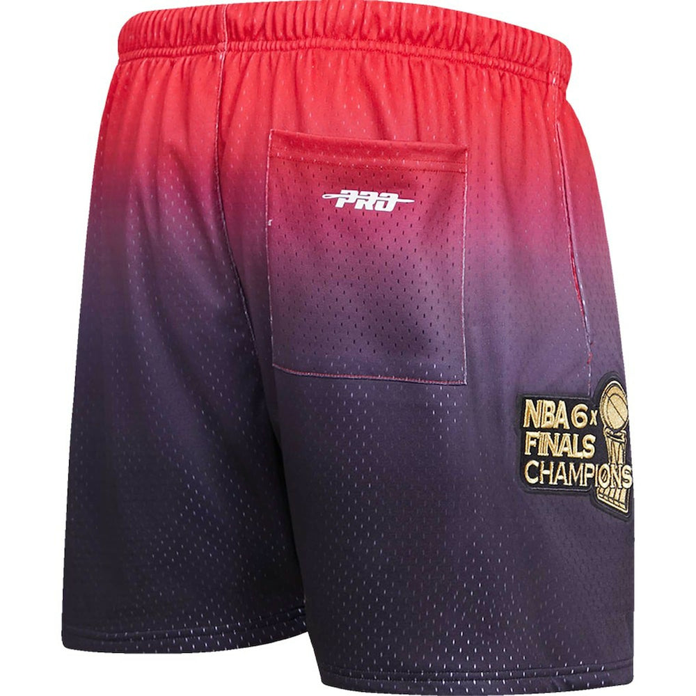 Chicago Bulls Pro Standard Ombre Mesh Shorts - Black/Red online
