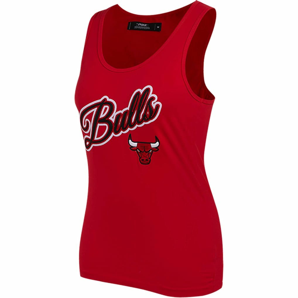 Chicago Bulls Pro Standard Women's Script Tank Top sale - Red shop