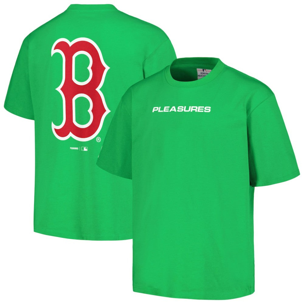 Boston Red Sox PLEASURES Ballpark T-Shirt - Green