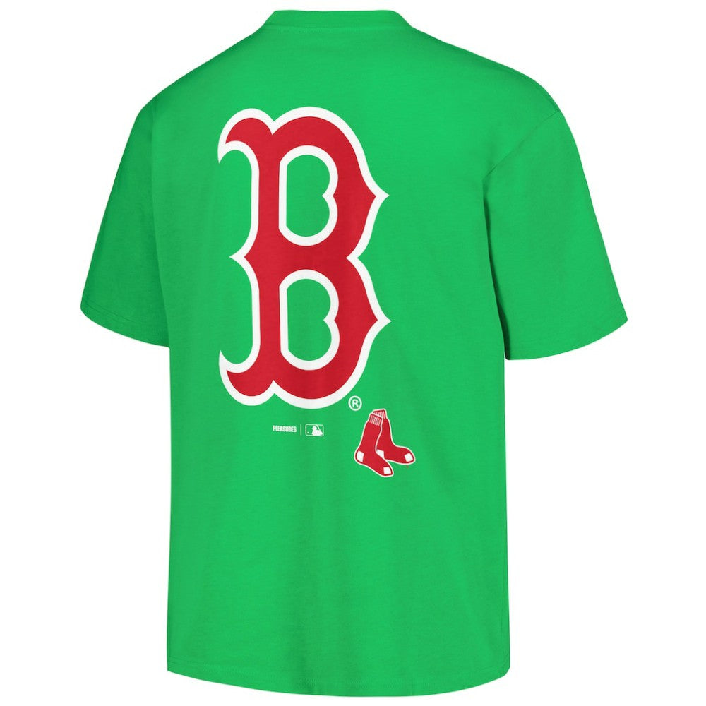 Boston Red Sox PLEASURES Ballpark T-Shirt - Green