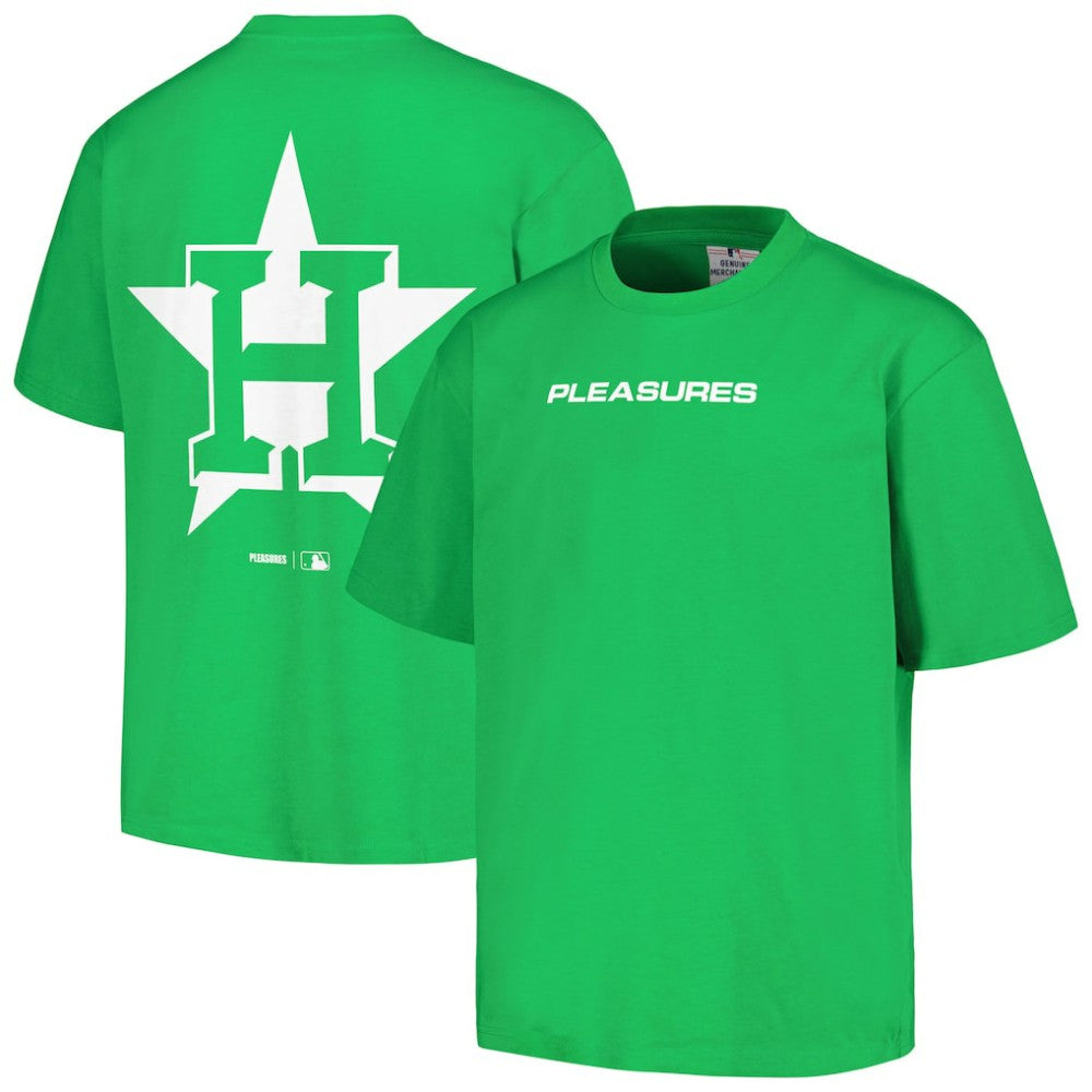 Houston Astros PLEASURES Ballpark T-Shirt - Green