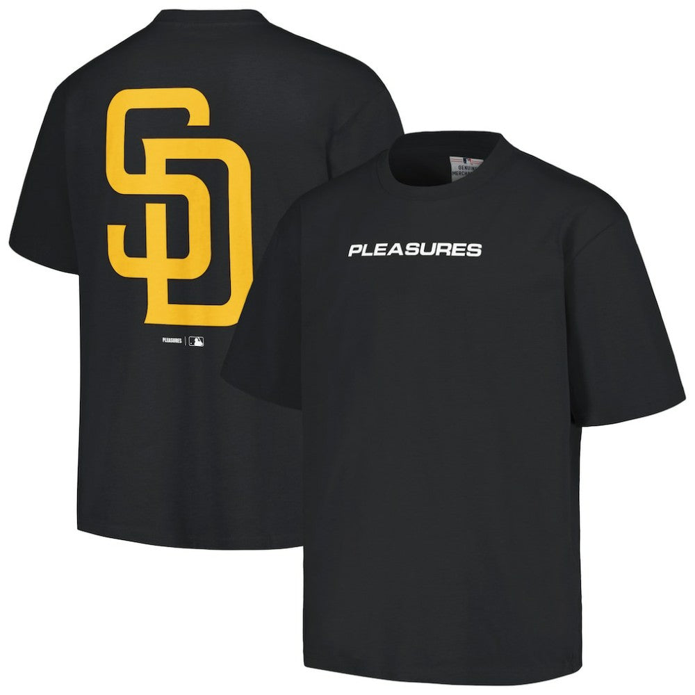 San Diego Padres PLEASURES Ballpark T-Shirt - Black
