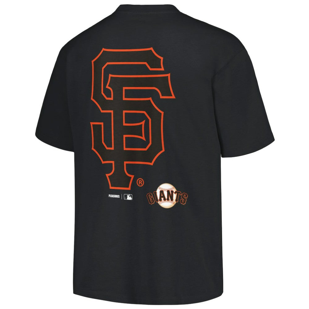 San Francisco Giants PLEASURES Ballpark T-Shirt - Black