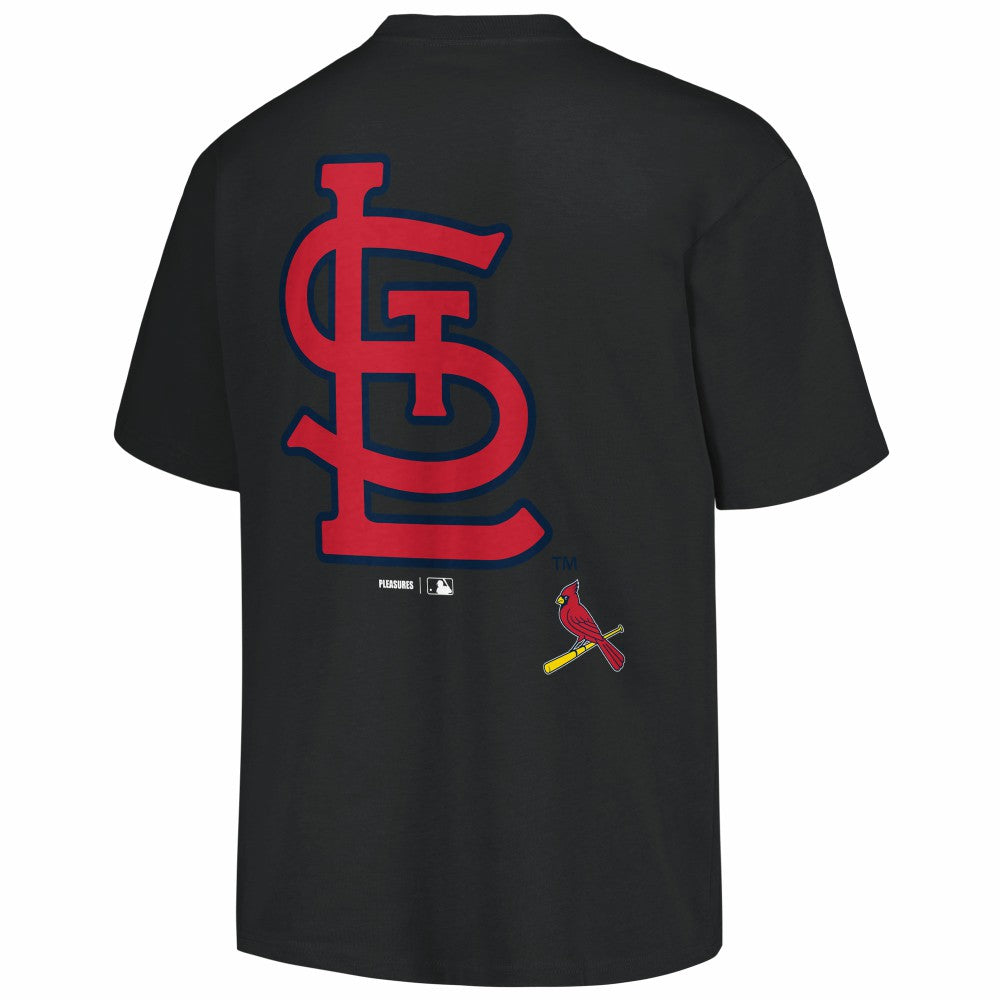 St. Louis Cardinals PLEASURES Ballpark T-Shirt - Black