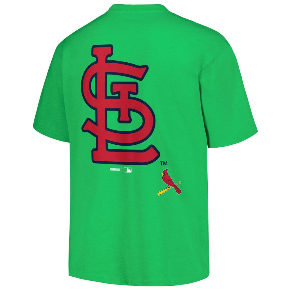 St. Louis Cardinals PLEASURES Ballpark T-Shirt - Green