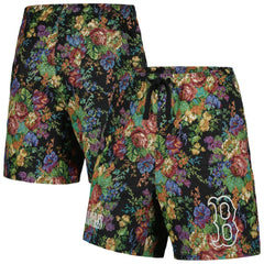 Boston Red Sox PLEASURES Floral Shorts - Black