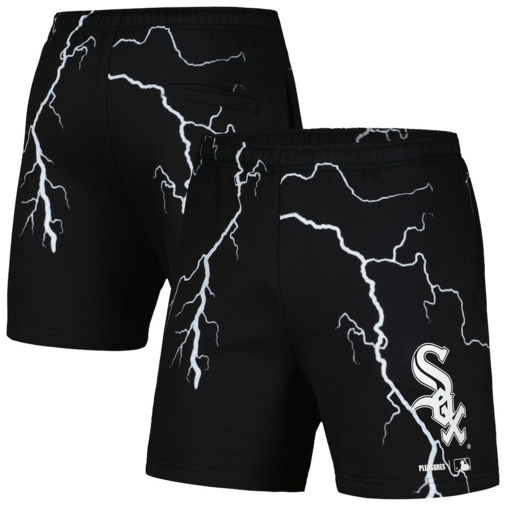 Chicago White Sox PLEASURES Lightning Shorts - Black