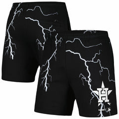 Houston Astros PLEASURES Lightning Shorts - Black