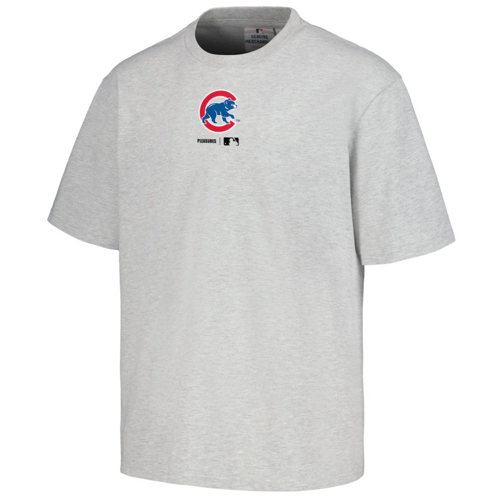 Chicago Cubs PLEASURES Mascot T-Shirt - Gray