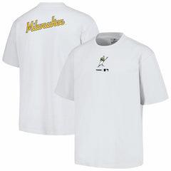 Milwaukee Brewers PLEASURES Mascot T-Shirt - White