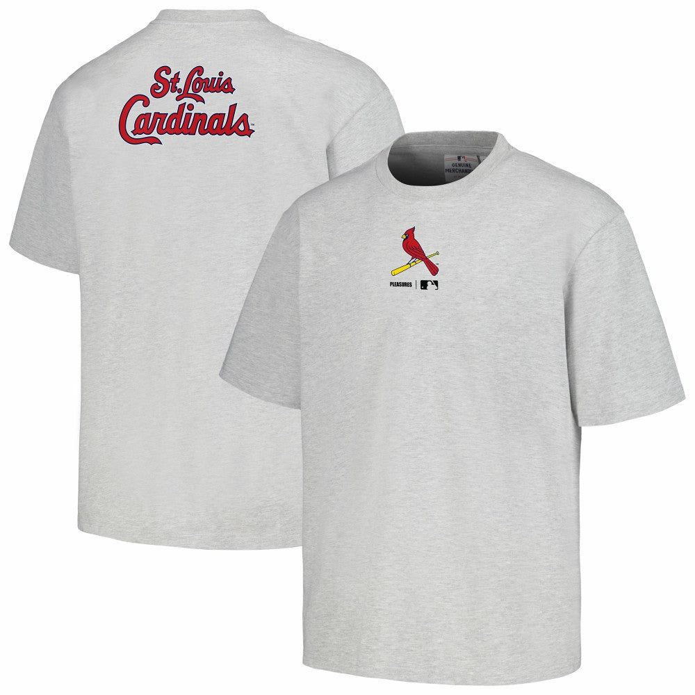 St. Louis Cardinals PLEASURES Mascot T-Shirt - Gray