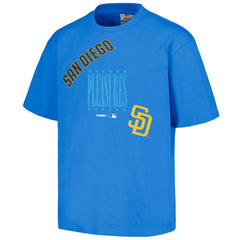 San Diego Padres PLEASURES Repurpose T-Shirt - Blue