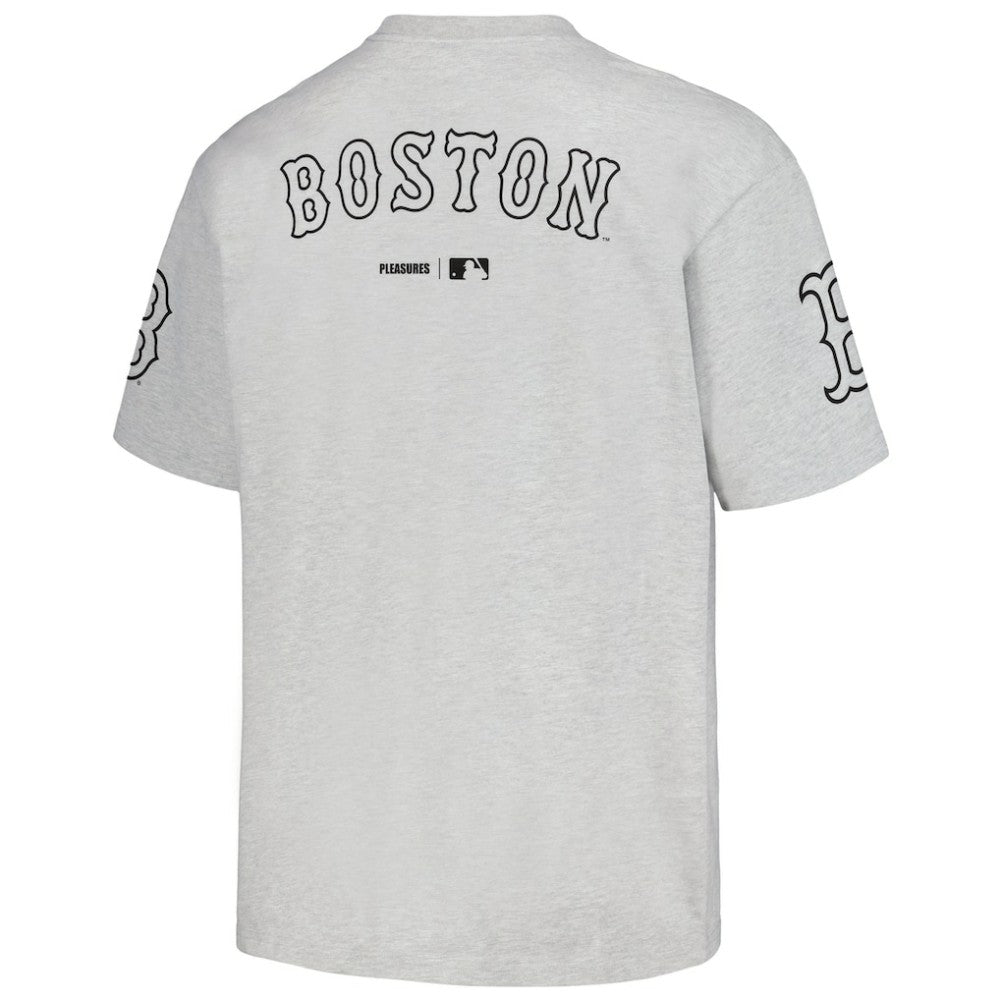 Boston Red Sox PLEASURES Team T-Shirt - Gray
