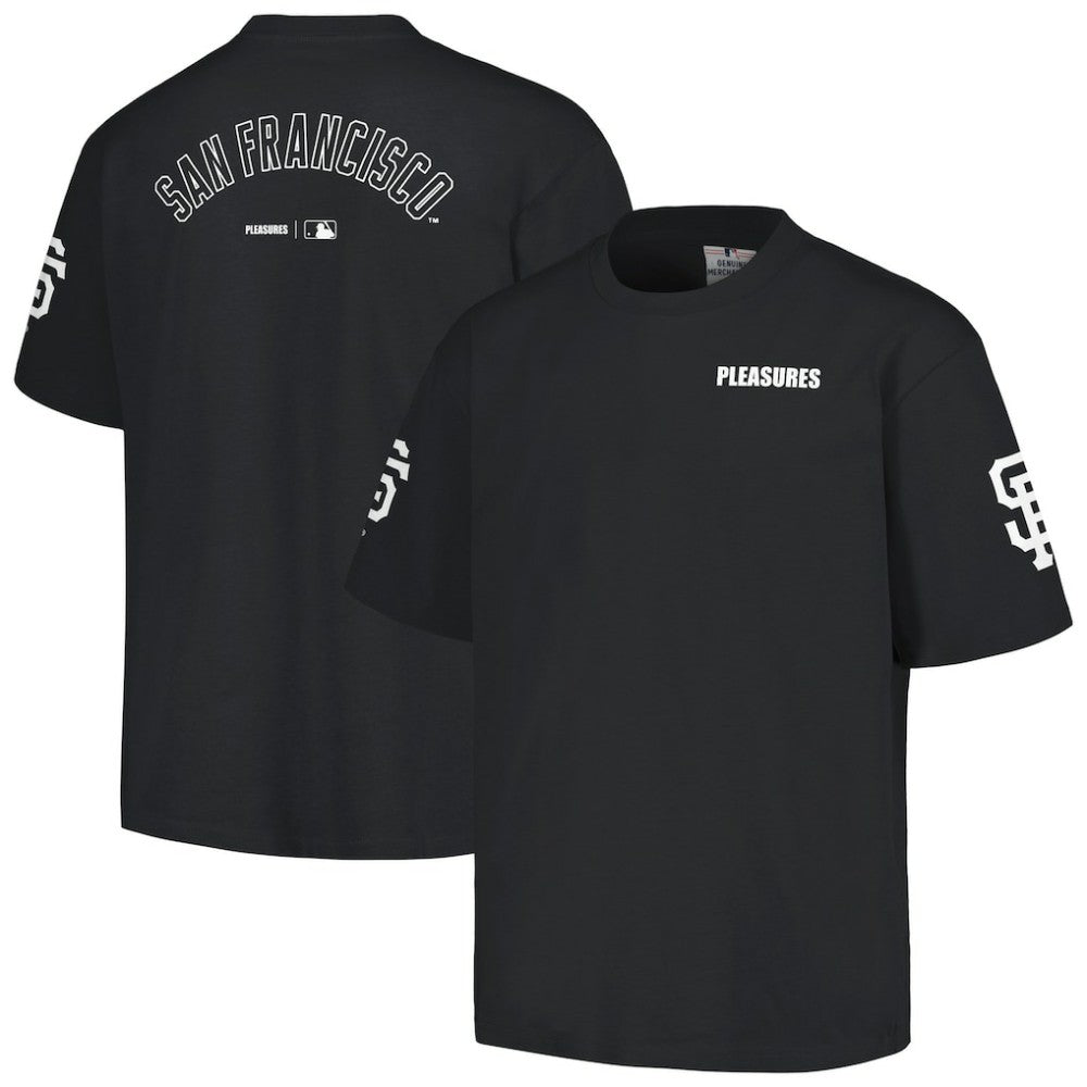 San Francisco Giants PLEASURES Team T-Shirt - Black