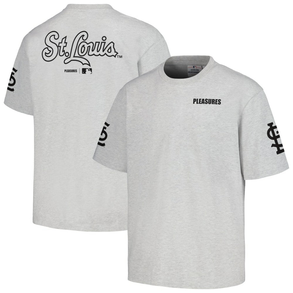 St. Louis Cardinals PLEASURES Team T-Shirt - Gray