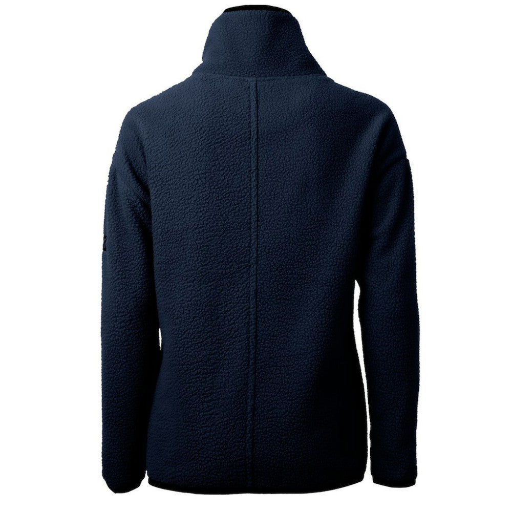 Philadelphia Phillies Cutter & Buck Women's Americana Logo Cascade Eco Sherpa Fleece Half-Zip Pullover Jacket - Navy
