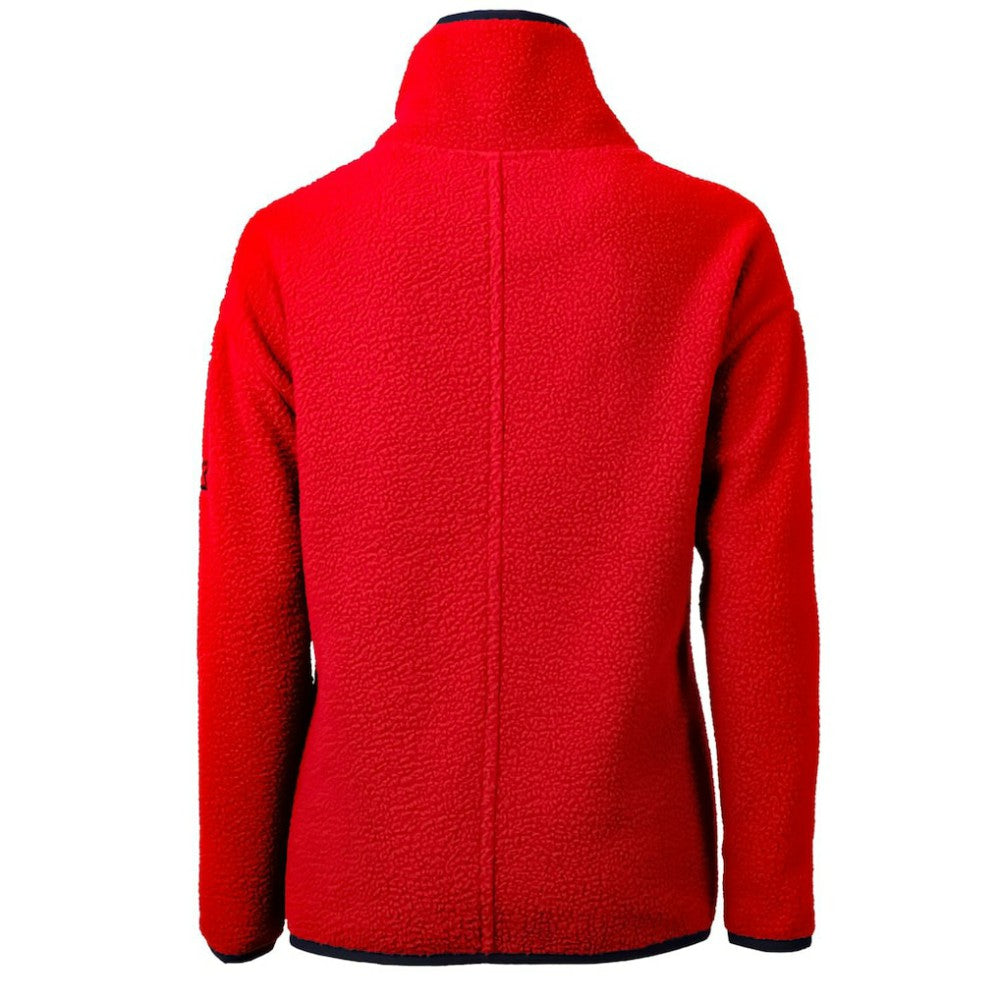 Chicago White Sox Cutter & Buck Women's Americana Logo Cascade Eco Sherpa Fleece Half-Zip Pullover Jacket - Red