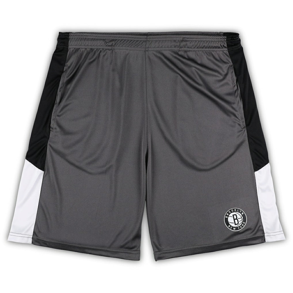Brooklyn Nets Big & Tall Shorts - Gray | Fanatics shop