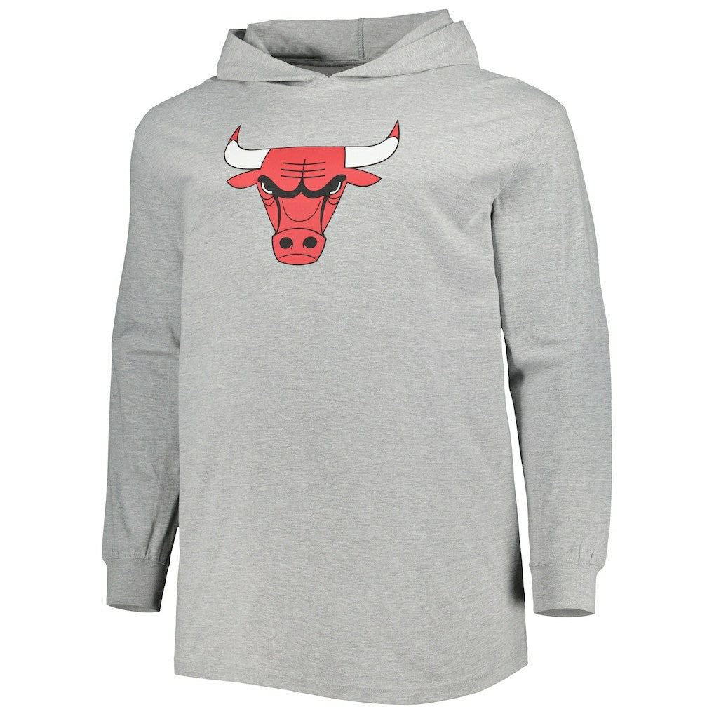 Chicago Bulls Big & Tall Pullover Hoodie - Heather Gray | Fanatics online