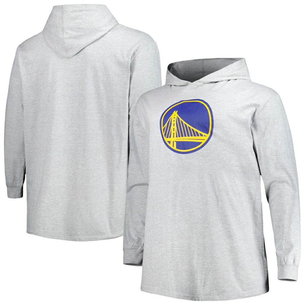 Golden State Warriors Big & Tall Pullover Hoodie sale - Heather Gray | Fanatics online