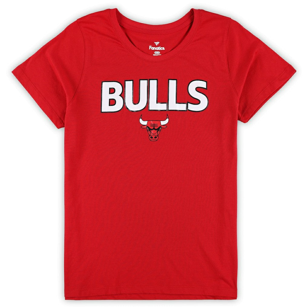 Chicago Bulls Women's Plus Size T-Shirt & Shorts Combo Set sale - Red/Heather Gray | Fanatics shop